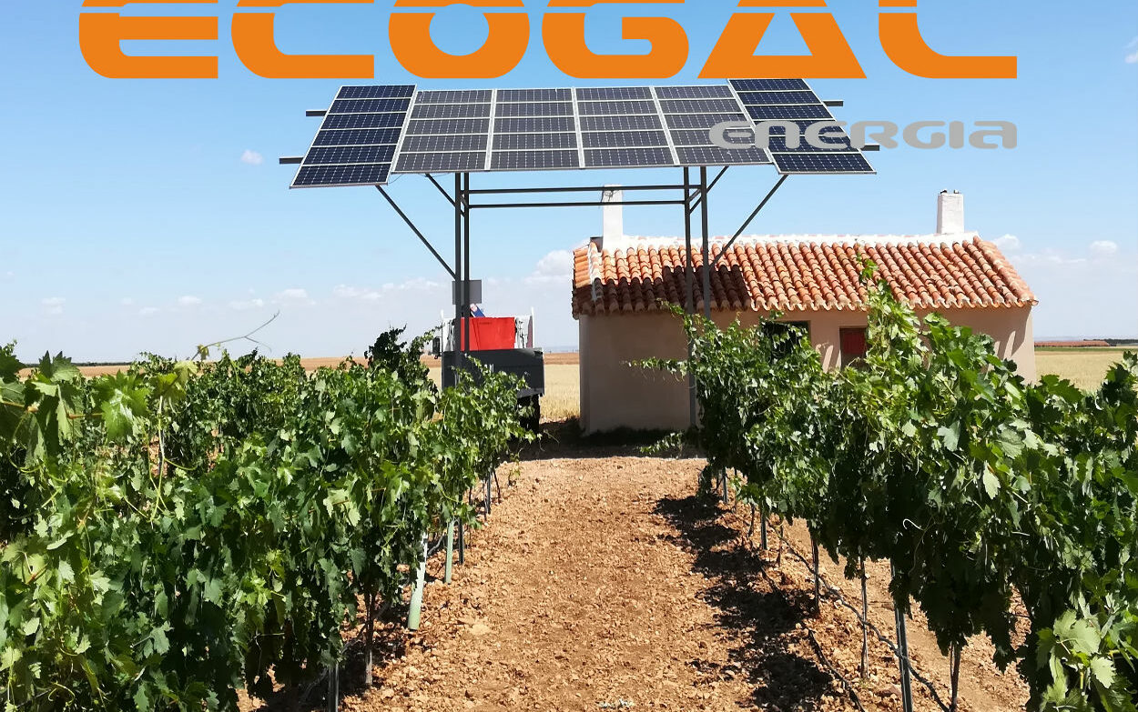 INSTALACIÓN PARA RIEGO SOLAR BOMBA DE 7,5 CV EN VILLARROBLEDO (AB)