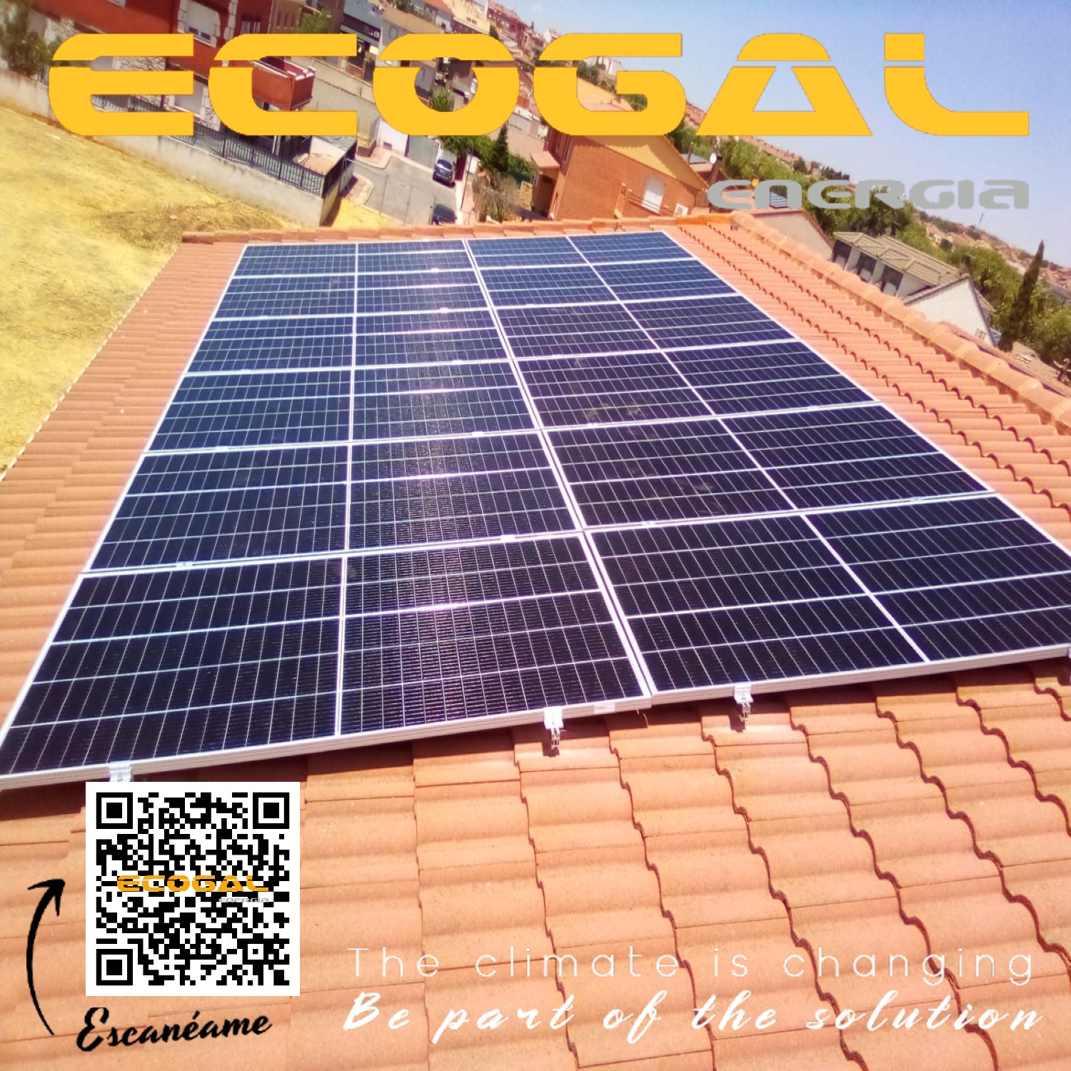 de paneles solares Cabanillas del Campo de 6 Kwp. | Ecogal