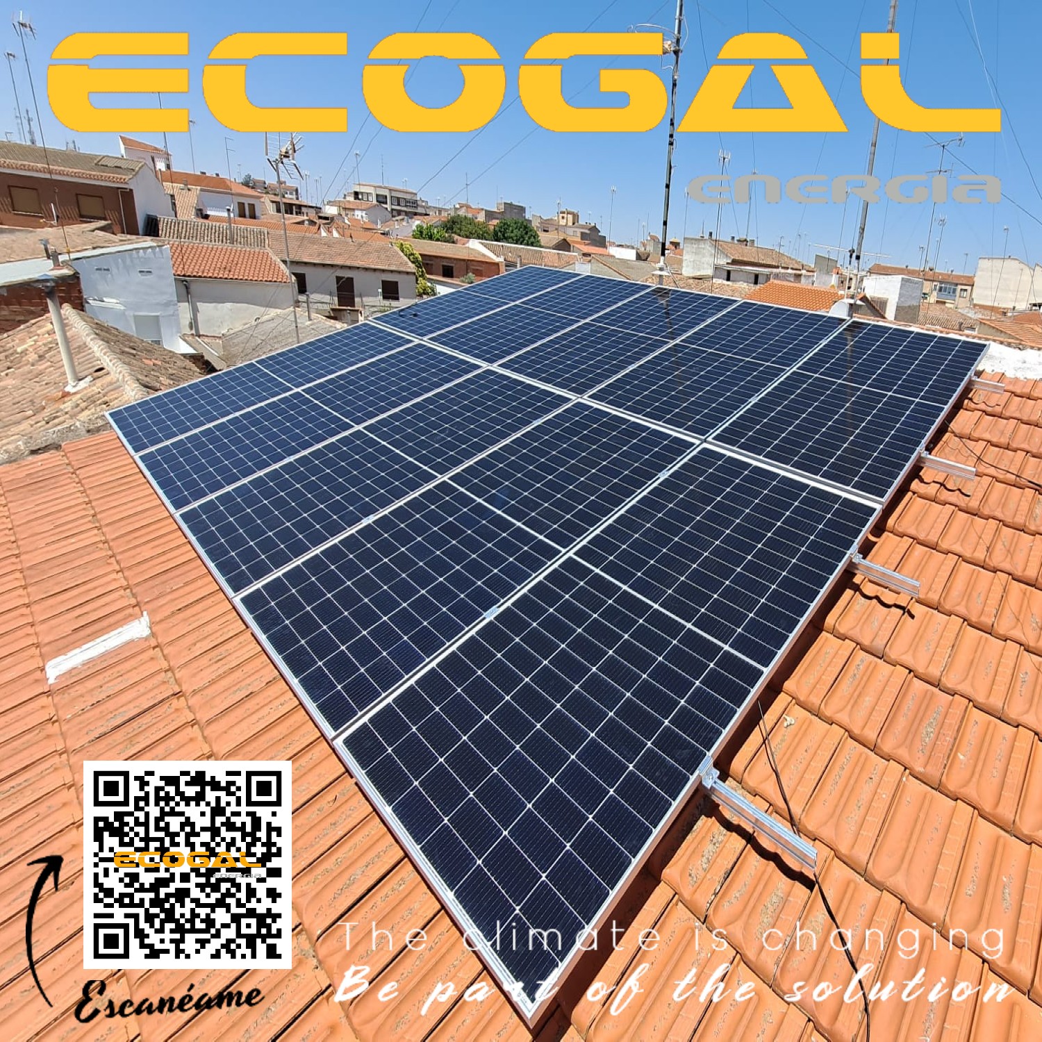 Instalación Solar de 5 Kwp realizada en Villarrobledo (AB)