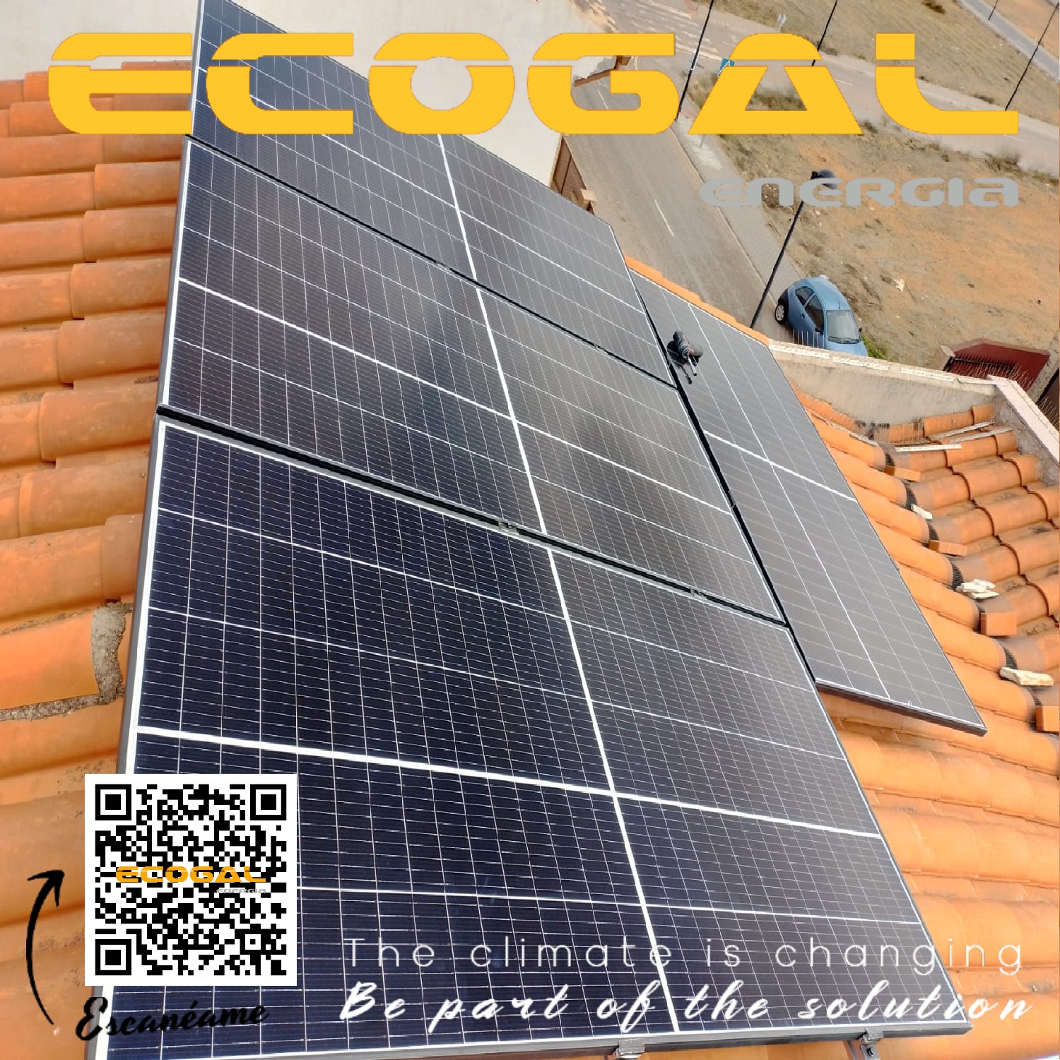 Placas Solares 4 Kwp en Villarrobledo (Albacete). - Ecogal Energia