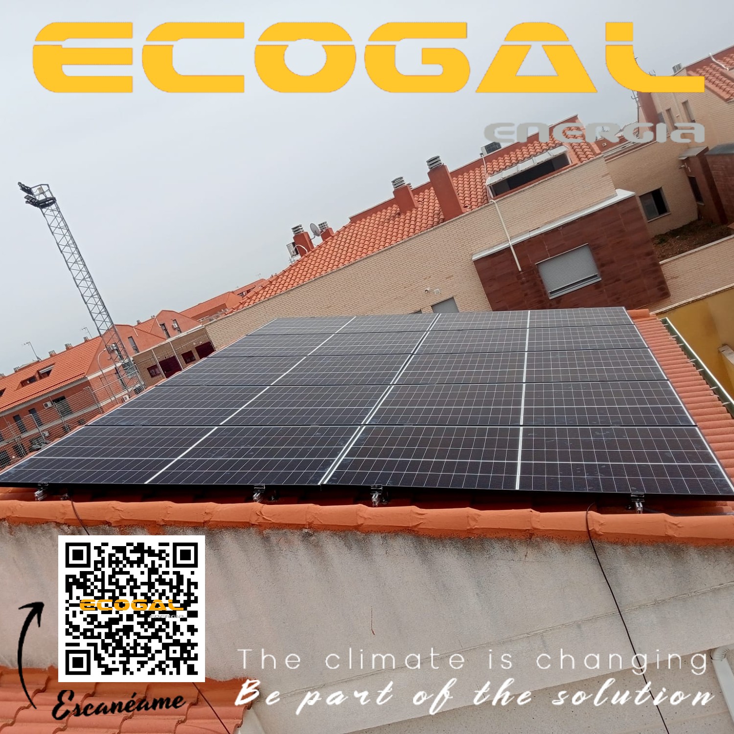 Instalación solar fotovoltaica en Miguelturra(Ciudad Real) de 5 kWp.