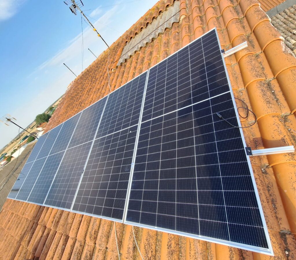 Paneles solares en Osa de la Vega