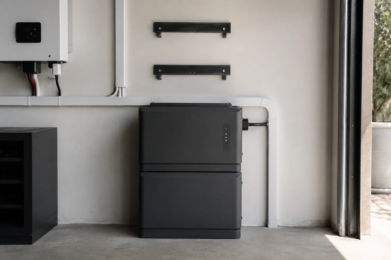 Sistema de batería modular con espacio previsto para ampliar capacidad