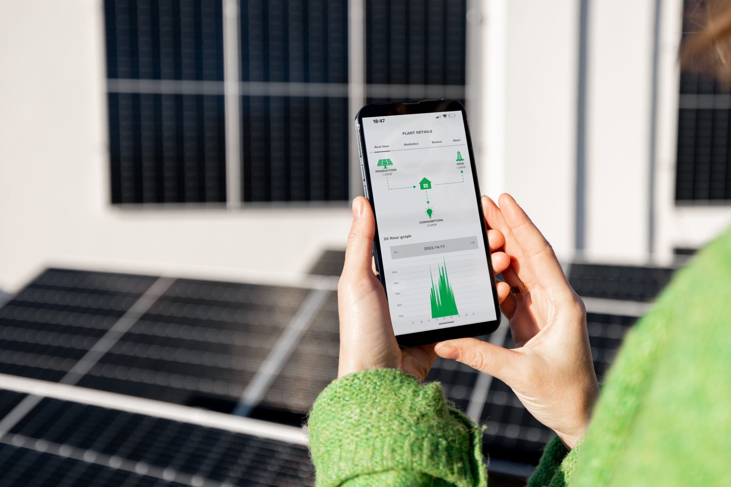 Monitoreo de energía solar autofotovoltaica